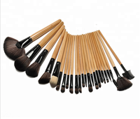 Professionnel argent 24 pièces pinceau de maquillage