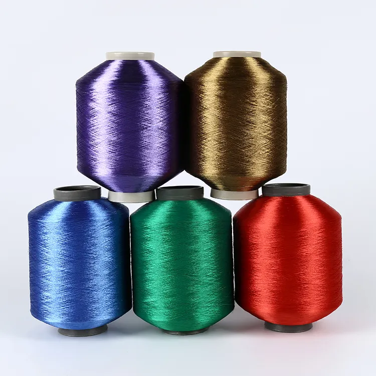 Groothandel Fdy Dty Rpet Recycl Filament 480 Denier Micro Kleuren Gerecycled Polyester Garen Voor Weven Lint