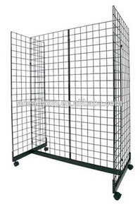 Negro alambre de cuadrícula del listón& grid góndolas/mostradores/expositores - Product Image 1