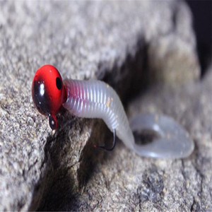 Juego de 35 señuelos de gusano suave, cebo de Pesca de carpa, 10 ganchos de plantilla de cabeza de plomo, Suite de simulación, aparejos de Pesca suaves para Pesca de <span class=keywords><strong>Lago</strong></span> - Product Image 4