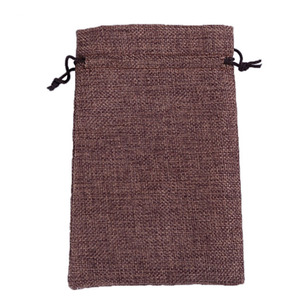 Al por mayor personalizado <span class=keywords><strong>arpillera</strong></span> Natural ropa <span class=keywords><strong>de</strong></span> <span class=keywords><strong>tela</strong></span> <span class=keywords><strong>de</strong></span> yute bolso <span class=keywords><strong>de</strong></span> lazo para la promoción - Product Image 5
