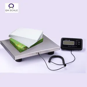<span class=keywords><strong>Balance</strong></span> de plate-forme en acier inoxydable robuste 200 kg <span class=keywords><strong>balance</strong></span> de poids de papier de sol numérique électrique avec adaptateur secteur - Product Image 2