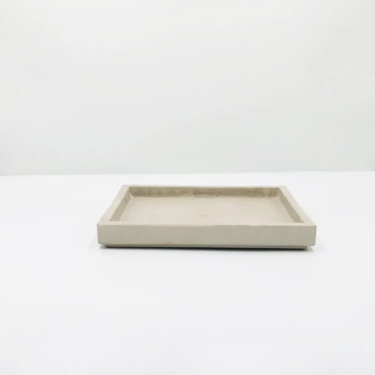 Eco-Friendly Customized Handmade Concrete Stone Cement Bathroom Shower Tray
