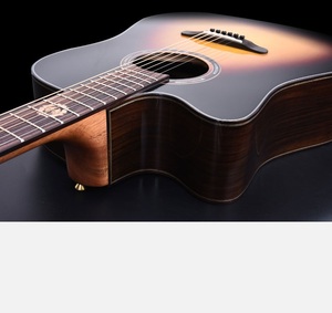 HUN-1SA 40 pulgadas GA Cutaway 6 <span class=keywords><strong>cuerdas</strong></span> Crafted picea sólida <span class=keywords><strong>guitarra</strong></span> acuática superior - Product Image 5
