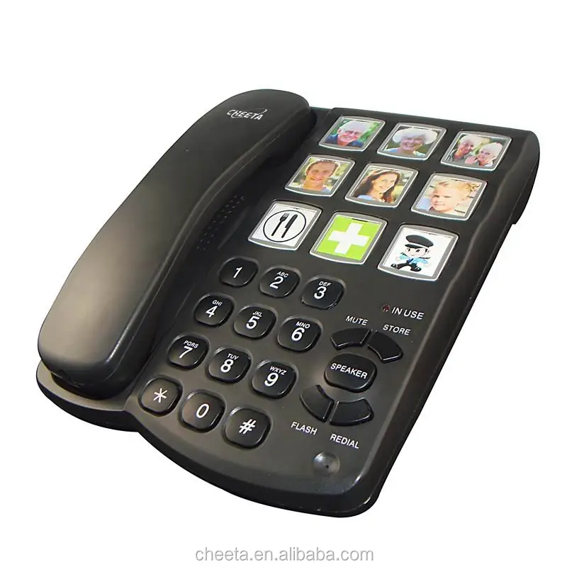 Large number phones for visually impaired