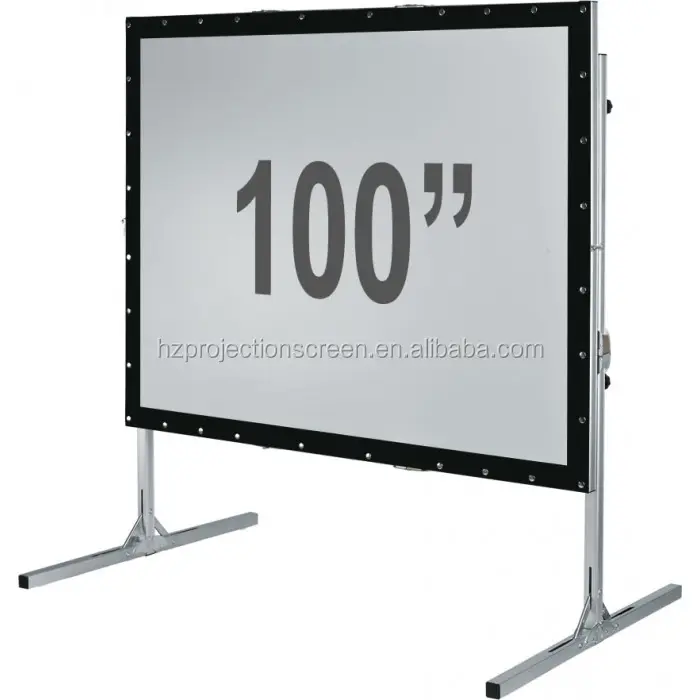 Черный проекционный экран из ткани фронтальный и задний проектор опционально 16:9