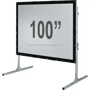 black projection screen fabric front and rear projection optional 16:9