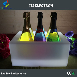 Pas <span class=keywords><strong>cher</strong></span> En Plastique <span class=keywords><strong>Champagne</strong></span> Led Seau À Glace Pour La Bière En Gros - Product Image 6