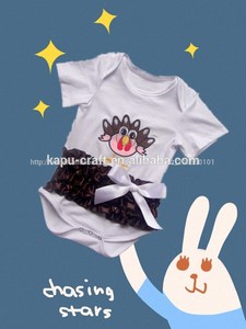 Ho. vendre. embroideryturkey <span class=keywords><strong>la</strong></span> naissance de bébé en coton plaine barboteuse blanche - Product Image 1