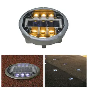 Zonne-energie (Opladen) Led Cat Eye (Road Stud/Stoep Marker) MS-110 (Aluminium Waterdichte IP68 Begrafenis Type)