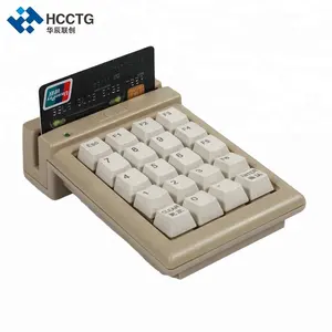 RS232 POS Pinpad Password Pin Pad Keypad Numeric Keyboard with Slot reader for Barcode HCC810X-B