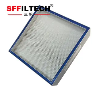 Hepa and ULPA H12 H13 H14 U15 Air Filter for Cleanrooms vacuum cleaner box construction air filter