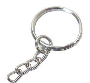 Various Size Keyrings From China High Quality Metal 25mm <strong>Split</strong> <strong>Key</strong> <strong>Ring</strong> With Chain - Product Image 4