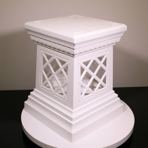 KD1113 <span class=keywords><strong>Pot</strong></span> <span class=keywords><strong>de</strong></span> fleurs décoratif en fer blanc, nouveau support <span class=keywords><strong>de</strong></span> fleurs colonne romaine pour extérieur - Product Image 3