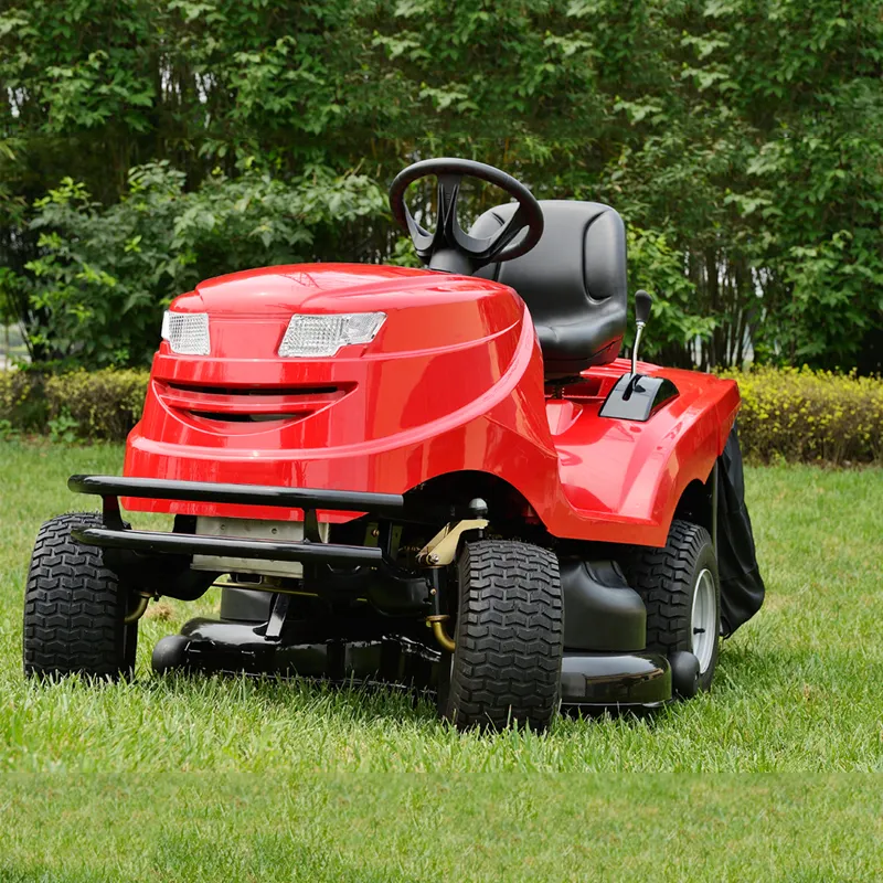 Sıcak satış ride-on çim biçme makinesi elektrikli binmek çim biçme traktörü sürme çim biçme traktörü