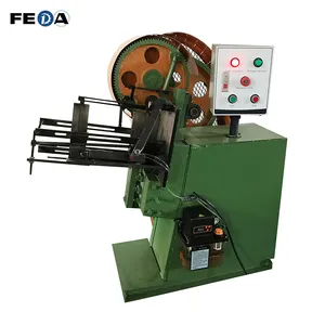 Feda FD-208F máquina de rolamento vertical, máquina de enrolamento de rosca automática para fazer parafusos m8