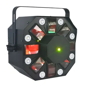 China supplier night club disco mini beam strobe laser 3in1 combined led stage dj lighting equipment