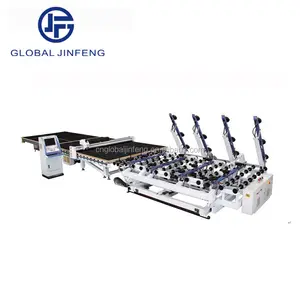 JFC-4028 CNC Big sheet Glass cutting loading breaking machinery line