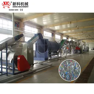 PET bottle waste plastic crushing and washing machine