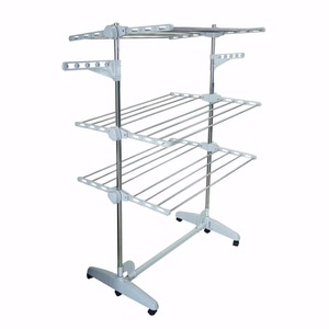 Système de séchage de vêtements pliable à 3 niveaux, robuste et compact - Product Image 1