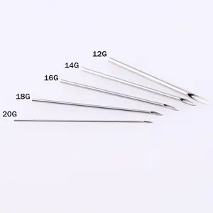 Disposable Piercing Needles Sterilized Piercing Tattoo Needles 18G 1.0mm