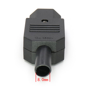 UL list-<span class=keywords><strong>conector</strong></span> rebobinado de alta resistencia iec 320, juego de enchufes <span class=keywords><strong>c13</strong></span> c14 macho/hembra, 10A 250V - Product Image 3