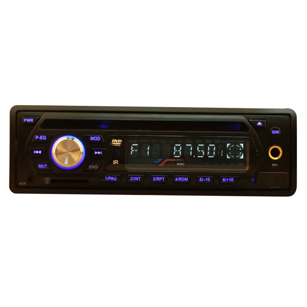เครื่องเล่น DVD/SD/AUX In/ FM ขนาด24V,เครื่องเล่น Cd รถโค้ชรถบรรทุกรถยนต์ DC12-24V One Din วิทยุ FM/USB