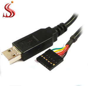 Cable RS232 USB a UART TTL de <span class=keywords><strong>alta</strong></span> <span class=keywords><strong>calidad</strong></span>, <span class=keywords><strong>convertidor</strong></span> FTDI de módulo, cable de 5V TTL 6Pin - Product Image 1
