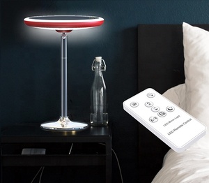 Espejo de maquillaje LED redondo forma Micro USB interfaz de carga del <span class=keywords><strong>arancel</strong></span> <span class=keywords><strong>aduanero</strong></span> común y regulable Sensor táctil - Product Image 4