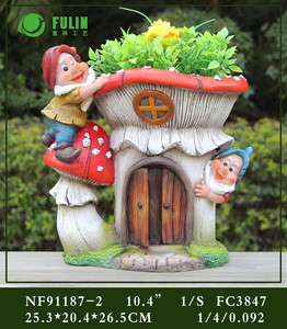 Nain de <span class=keywords><strong>Jardin</strong></span> Personnalisable sur Ornement de Moto Pots de Fleurs en Résine avec Base en Marbre Statues en Polyrésine - Product Image 4