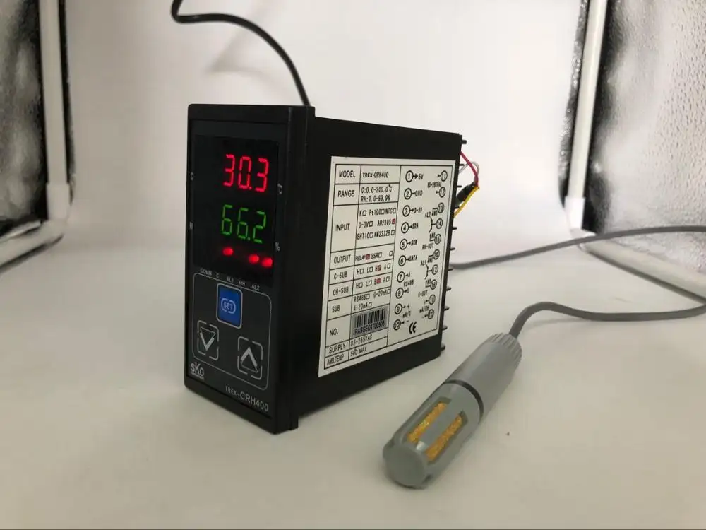 Цифровой инкубатор для яиц, контроллер температуры и влажности, гигрометр, термометр, гигростат