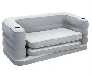 Bestway sofa udara tiup, tempat tidur tiup 75063 79 ''x 63'' x 25''