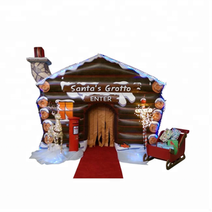Grotta di Babbo Natale Gonfiabile / Tenda Grotta di Babbo Natale Gonfiabile / Casa di Natale Gonfiabile in Vendita - Product Image 5