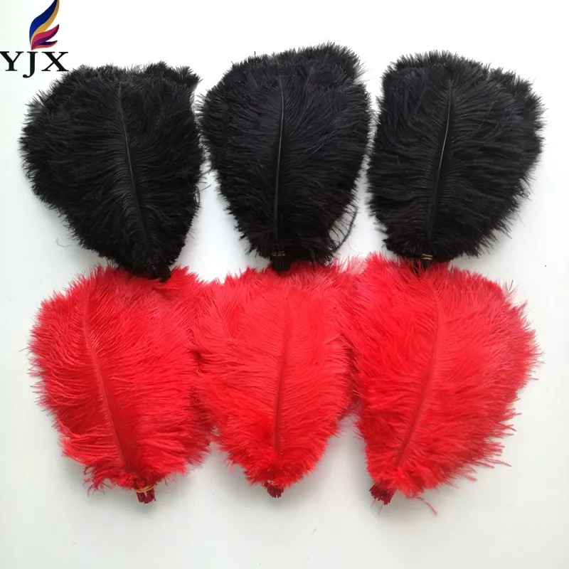 Plumas de avestruz baratas de plumas de avestruz 25-30cm