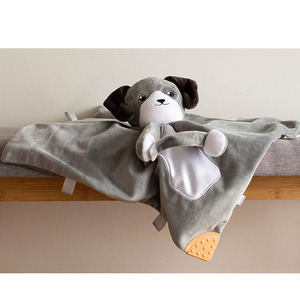 <span class=keywords><strong>Manta</strong></span> de Seguridad para Bebés E029, Peluche con Sonidos Relajantes, Música de Cuna, Venta al por Mayor, ODM, Máquina de Música para Dormir, Gris - Product Image 3