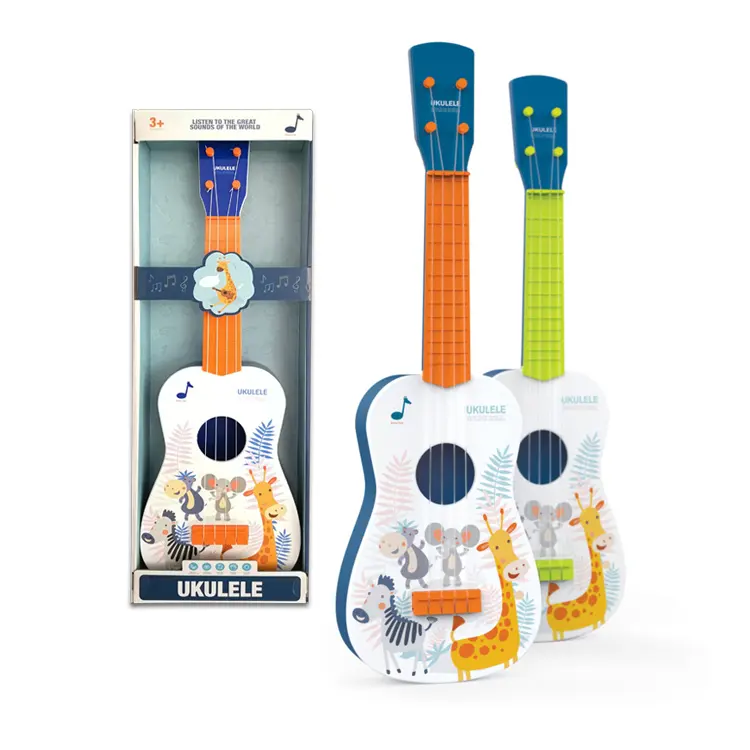 Funny Ukulele light Music Instrument Kids Guitar Toy for Children School Play Game Education Christmas Birthday Gift