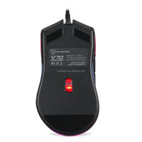 Souris d'ordinateur rétroéclairée RVB Gamer Avago 3050 Capteur Souris de jeu filaire USB Souris optique 4000 DPI 7 boutons Souris de jeu PC pour LOL