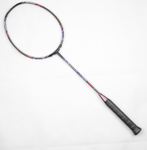 SS25 nouveau plein carbone avec raquette/raquette de Badminton en titane tissé personnalisé - Product Image 1