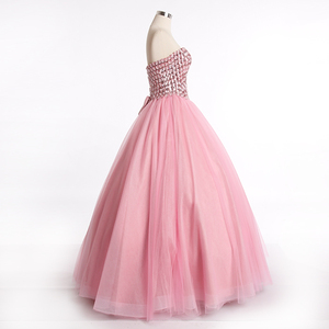RSM6694 rose 2016 robes de bal perlées sexy robes de bal fines robes sexy de bal chérie de diamant - Product Image 2