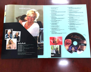 Emballage de duplication de disque VCD/disk en carton écologique personnalisé fabriqué au Fujian, design unique et spécial, style portefeuille - Product Image 3