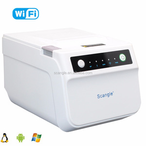 Imprimante thermique de reçus POS sans fil WIFI Scangle 80MM avec coupe-papier automatique 80MM 58MM Largeur Impression thermique Équipement financier - Product Image 1