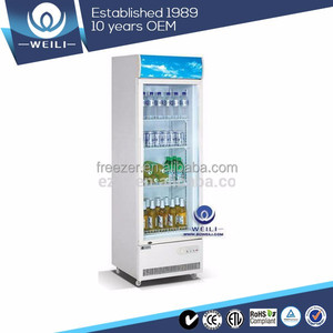 2017 <span class=keywords><strong>Vertical</strong></span> puerta de cristal transparente portátil frigorífico congelador escaparate de la exhibición - Product Image 4