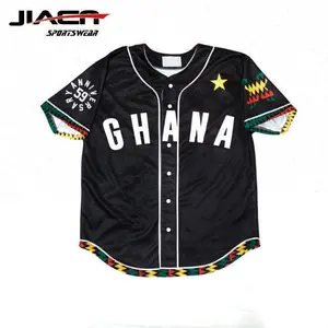 Günstige Custom Sublimation hochwertige maßge schneiderte Baseball-Trikot Großhandel Baseball-Uniform