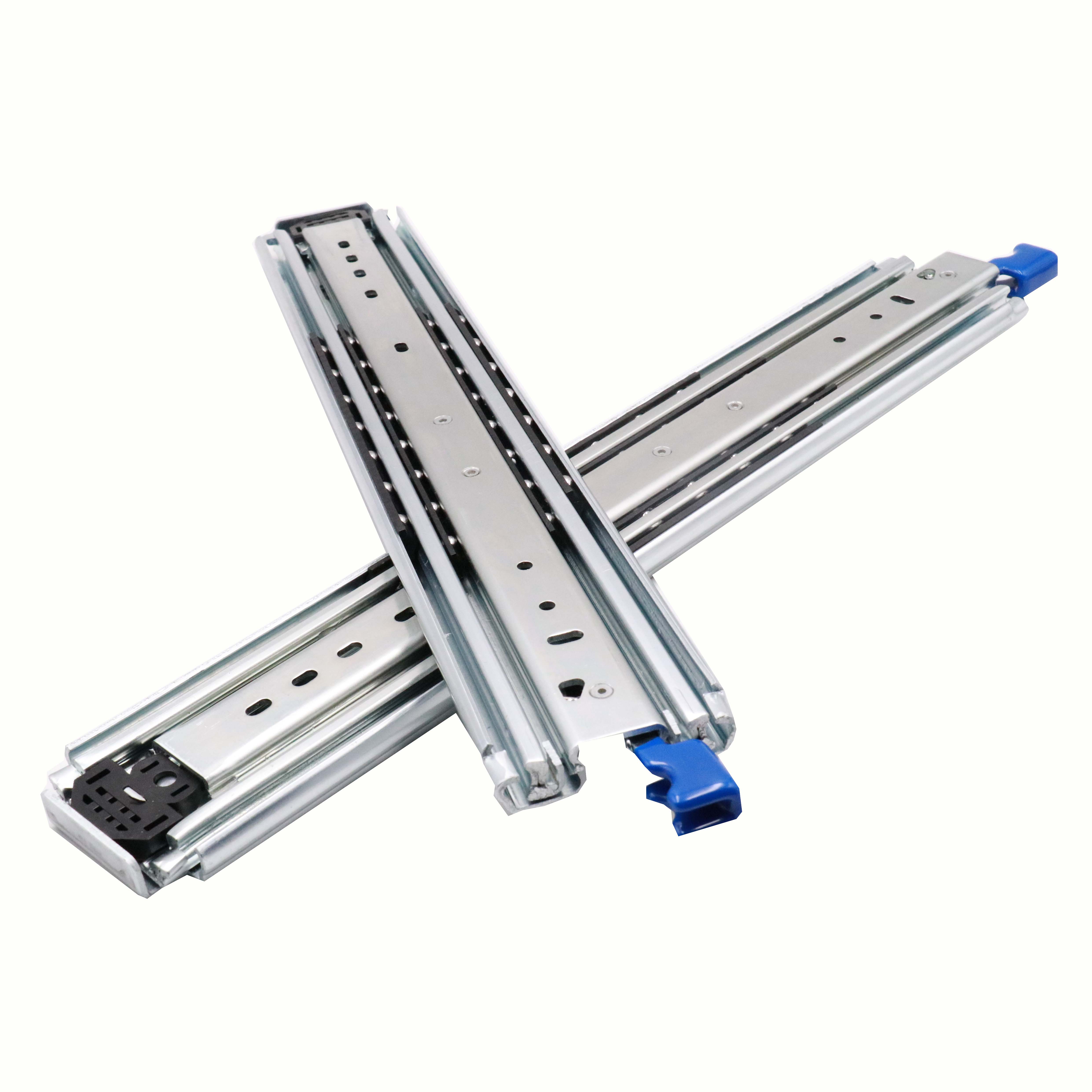 Auto Close Rail 1200Mm Triple Extension Heavy Duty Runner 200kg Tool Box Drawer Slide