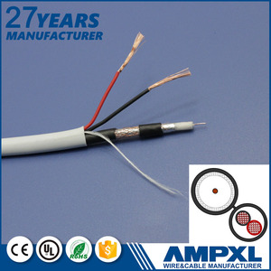 Officiel CE frais généraux de sécurité cctv <span class=keywords><strong>siamois</strong></span> câble rg6 coaxial + puissance 20 - Product Image 3