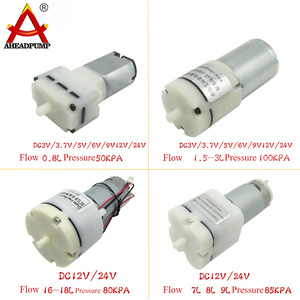 Küçük 12v mikro dozaj elektrikli mini drenaj çin motorlu diyafram hava pompası - Product Image 5