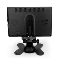 Pantalla LCD TFT a Color de 7 Pulgadas con 2 Entradas de Video, Monitor de Visión Trasera para Automóvil