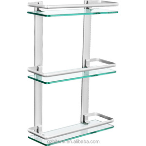 Estante <span class=keywords><strong>de</strong></span> Vidrio Montado en la Pared para Accesorios Sanitarios Comerciales, Estante <span class=keywords><strong>de</strong></span> <span class=keywords><strong>Baño</strong></span>, Estante <span class=keywords><strong>de</strong></span> Esquina - Product Image 3
