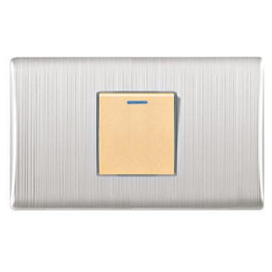 US Standard One-way Luxury Light Switch High-power 3 Gang Wall Switch