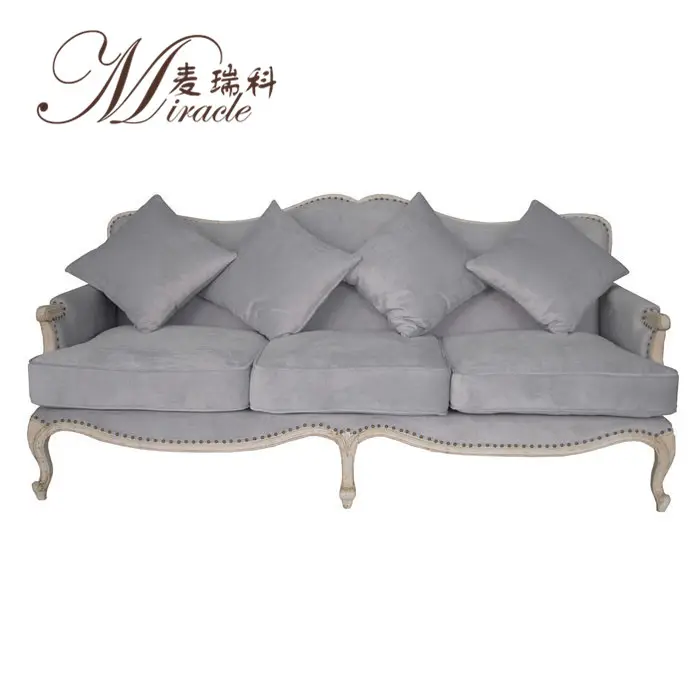 Royal furniture antique design customized high-grade living room wood sofa